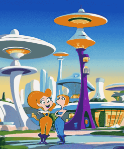 The Jetsons Animation Diamond Painting