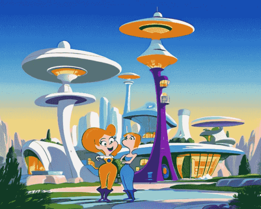 The Jetsons Animation Diamond Painting