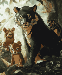 The Jungle Book Animal Diamond Painting