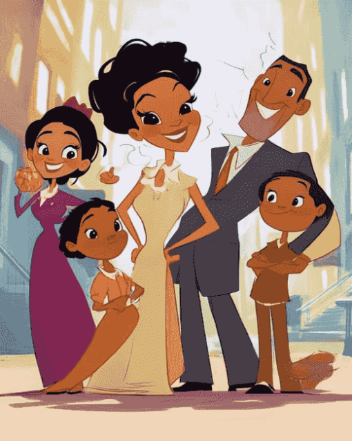 The Proud Family Animation Diamond Painting