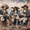 The Three Musketeers Vintage Warriors Diamond Painting