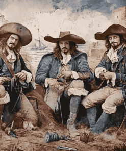 The Three Musketeers Vintage Warriors Diamond Painting