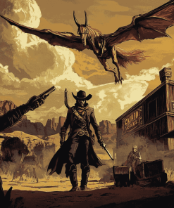 The Weird West Game Art Diamond Painting