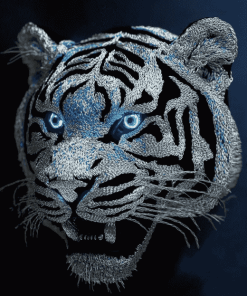 Tiger With Brilliant Eyes Diamond Painting