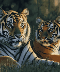 Tiger and Leopard Diamond Painting