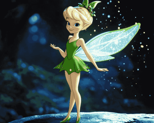 Tinker Bell Fairy Magic Diamond Painting