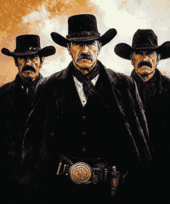 Tombstone Movie Stars Diamond Painting