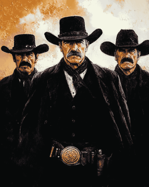 Tombstone Movie Stars Diamond Painting