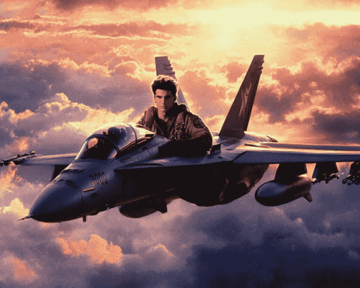 Top Gun Iconic Movie Diamond Painting