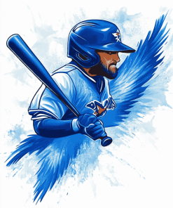 Toronto Blue Jays Baseball Diamond Painting