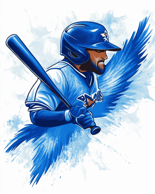 Toronto Blue Jays Baseball Diamond Painting