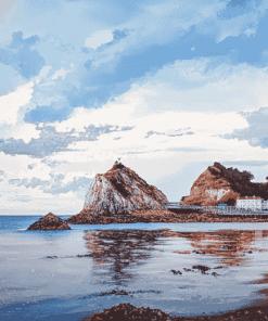 Torquay Beach Seascape Diamond Painting