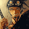 Trafalgar Law Anime Diamond Painting