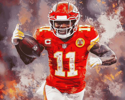 Tyreek Hill Famous Football Player Diamond Painting