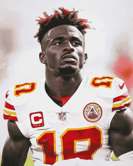 Tyreek Hill Famous Footballer Diamond Painting