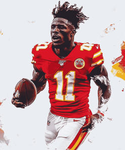 Tyreek Hill Famous Footballer Diamond Painting