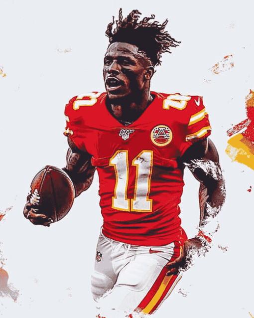 Tyreek Hill Famous Footballer Diamond Painting