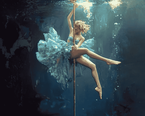 Underwater Women Dancer Diamond Painting