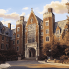 University of Pennsylvania Building Diamond Painting