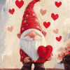 Valentine Gnomes Diamond Painting