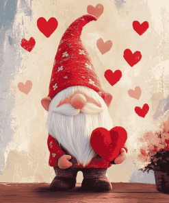 Valentine Gnomes Diamond Painting