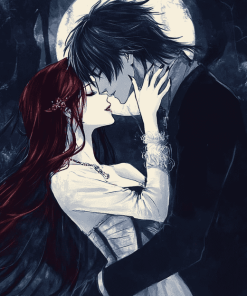 Vampire Night Romance Anime Diamond Painting