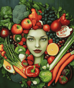 Vegan Vegetables Diamond Painting