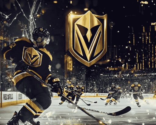 Vegas Golden Knights Ice Hockey Diamond Painting