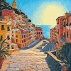 Vernazza Cities of Italy Diamond Painting