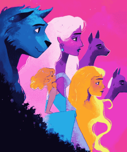 Vibrant Lore Olympus Animation Diamond Painting