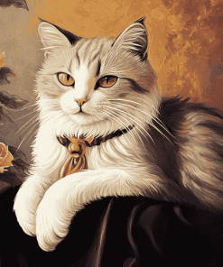 Victorian Cat Diamond Painting