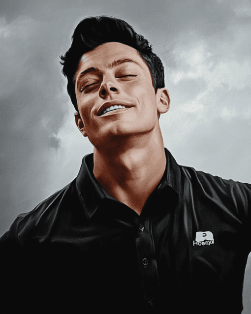 Viktor Hovland Golf Diamond Painting