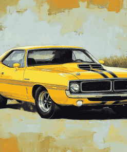 Vintage 1971 Roadrunner Diamond Painting