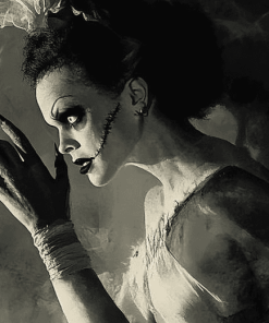 Vintage Bride Of Frankenstein Diamond Painting