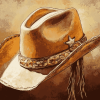 Vintage Cowboy Hats Diamond Painting