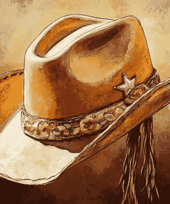 Vintage Cowboy Hats Diamond Painting