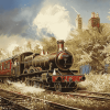 Vintage GWR Train Diamond Painting