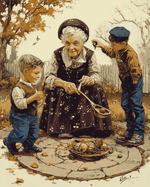 Vintage Grandma Moments Diamond Painting