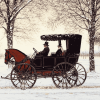 Vintage Horse Carriages Diamond Painting