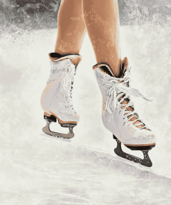 Vintage Ice Skating Diamond Painting