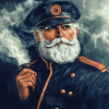 Vintage Sea Captain Diamond Painting