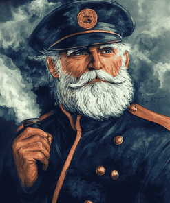 Vintage Sea Captain Diamond Painting