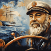 Vintage Sea Captain Diamond Painting