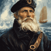 Vintage Sea Captain Diamond Painting