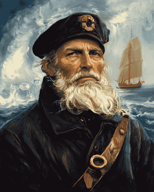 Vintage Sea Captain Diamond Painting