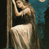 Vintage Sleepwalking Woman Diamond Painting