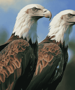 Vulture and Eagle Birds Diamond Painting