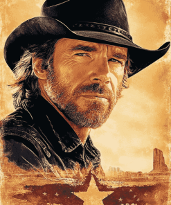 Walker Texas Ranger Movie Diamond Painting