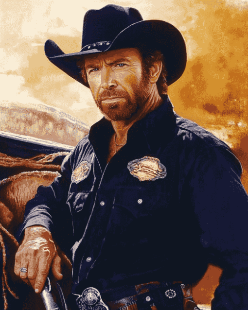 Walker Texas Ranger Movie Diamond Painting