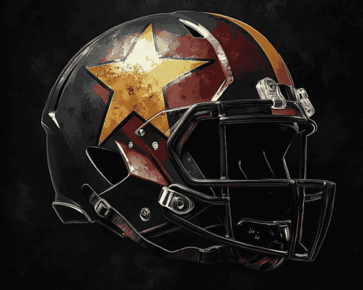 Washington Commanders Helmet Diamond Painting